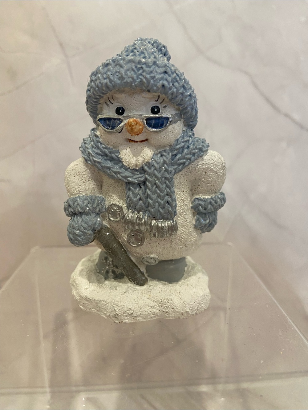 Vintage Encore Snow Buddies- Frostbite Snowman (Grandpa) Figurine